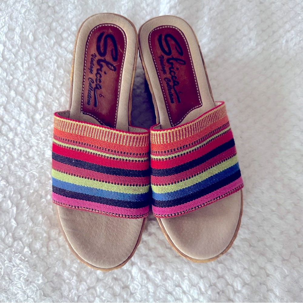 Sbicca Vintage Rainbow Sandals